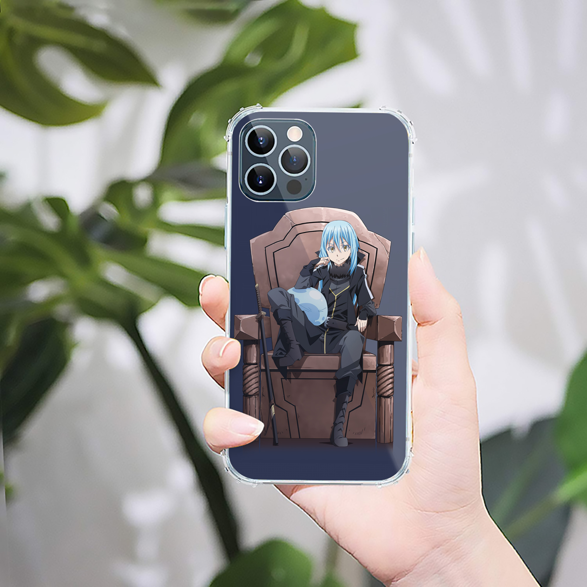 （画像用） 転スラ Regarding Reincarnated to Slime 【iPhone 12シリーズ対応】透明スマホケース（クリアソフトケース）